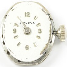 Vintage Bulova Watch Co. 21 Jewels Cal. 5ar Ladies Watch Movement -w014