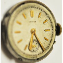 Vintage Croton W Sub Dial Wrist Movement S/n N.663.510 516