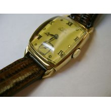Vintage Elgin Deluxe Mans Wrist Watch 17 Jewels Cal 558 Made Usa 10k Goldfilled