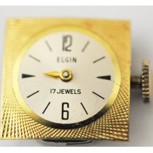 Vintage Elgin Wrist Movement 17 Jewels Cal 907 Running A269