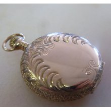 Vintage Ladies 14 Kt Gold Pocket Watch 15 Jewels