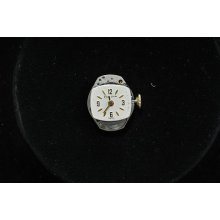 Vintage Ladies Bulova 17j Wristwatch Movement Caliber 6ct Running