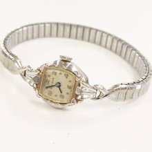 Vintage Ladies Bulova L7 6bd 17 Jewel 10k Rolled Gold Plated Wrist Watch