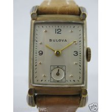 Vintage Ladies Bulova Watch 14k Gold Manual Wind Good Condition