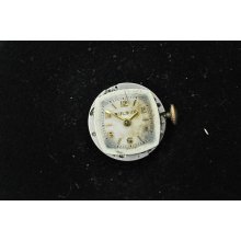 Vintage Ladies Bulova Wristwatch Movement Caliber 7am Running