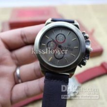 Vintage Leather Quatrz Watch With Valia Brand Men's Wathes 2 Color F