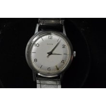 Vintage Mens Elgin Wristwatch Caliber 883 Keeping Time