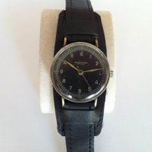Vintage Rare Ancre Extra Wwii 15j Swiss Military Men's Wristwatch