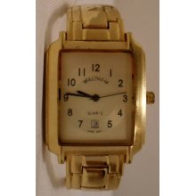 Vintage Waltham Gold Tone Quartz Japan Movement - Metal - Gold - 8