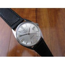Vintage Wittnauer Mens Automatic Date Stainless Wrist Watch Running C11kas Rare