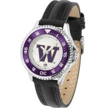 Washington Huskies Women's Leather Sports Watch