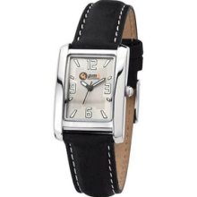 Watch Creations Ladies' Rectangle Dial Metal & Leather Watch Promotional