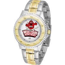 Western Kentucky Hilltoppers WKU Mens Stainless 23Kt Watch