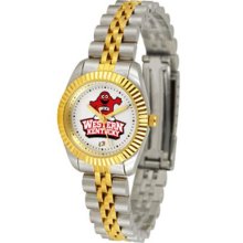 Western Kentucky Hilltoppers WKU Womens 23Kt Gold Watch