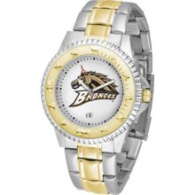 Western Michigan Broncos WMU Mens Stainless 23Kt Watch