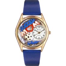Whimsical watches wc1010002 soccer mom royal blue leather a - One Size