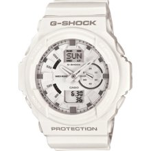 White Casio G-Shock Anti-Magnetic Watch GA150-7A