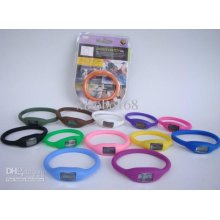 Wholesale - 150pcs Watch Unisex Anion Sport Watch Jelly Led Watches