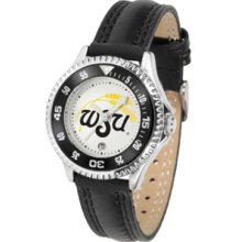 Wichita State Shockers Competitor Ladies Watch with Leather Band