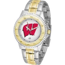Wisconsin Badgers NCAA Mens Stainless 23Kt Watch ...