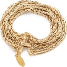 Wouters & Hendrix 8 Strand Gold Chain Bracelet