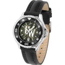 Wyoming Cowboys UW NCAA Womens Leather Anochrome Watch ...