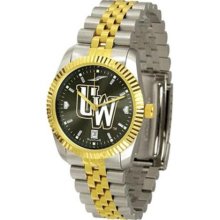 Wyoming Cowboys UW NCAA Mens 23Kt Executive Watch ...