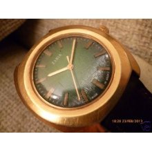 Zaria Gold-plated - Beautiful Vintage Russian (ussr, Cccp) Wristwatch