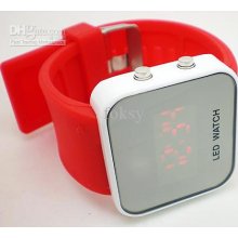 10pcs/lot Selling Jelly Watch Silicone Wathces Led Digital Sports Wr