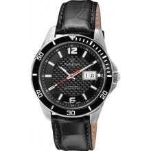515SBLBL Christina London Mens Sports Carbon Fiber Watch