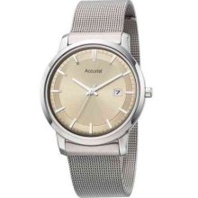 Accurist Men's Silver Slim Bracelet MB900K Watch