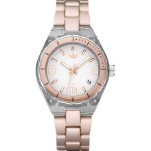 Adidas ADH2538 Pink Plastic with White Dial Women's Watch