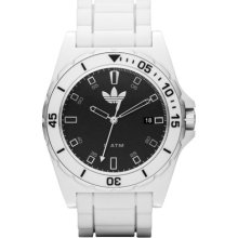 Adidas Stockholm Unisex White Silicone Band Watch Adh2749