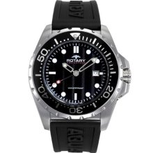 AGS00013-W-04 Rotary Mens Aquaspeed All Black Watch