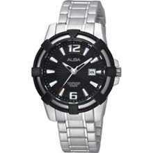 ALBA Quartz Ladies Black Dial Analog Dress Watch AXT783X1