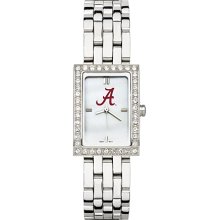 Alluring Ladies University Of Alabama Watch with Logo in Stainless Steel