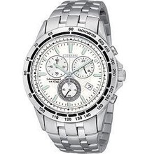 AN7020-57A Citizen Mens Chronograph Sports White Dial Watch