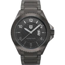 Andrew Marc Watch, Mens Heritage Roadside Gunmetal Ion-Plated Stainles