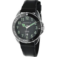 Android Men's Exotic Ceramic Case Watch (Black/Green)