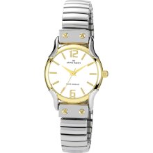 Anne Klein Watch, Womens Two Tone Expansion Bracelet 10-9631WTTT