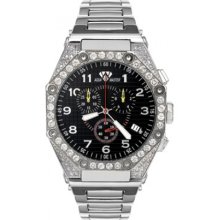 Aqua Master Watches Mens Diamond Watch Octagon 4.50ct