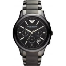 AR1452 Emporio Armani Mens Ceramica Black Watch