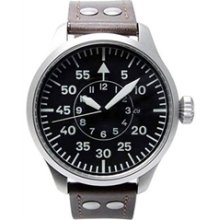 Aristo 3H108 47mm Automatic Pilot's Watch with XL Flieger Crown