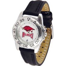 Arkansas Razorbacks UA NCAA Womens Leather Wrist Watch ...