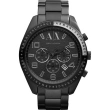 Armani Exchange Authentic Watch Ax1255 Grey Stainless Steel Chronograph