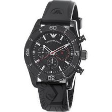 Armani Sportivo Chrono Black Dial Men's Watch Ar5948