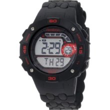 Armitron Men's 40/8248red Black And Red Digital Chronograph Sport Watch