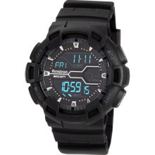 Armitron Men's Digital Chronograph White Digits Sport Watch, Black