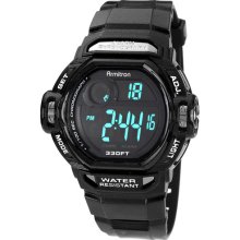 Armitron Men's Digital Sport Watch, Green Nylon Strap
