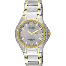 Armitron Mens Two-Tone Stainless Steel Watch